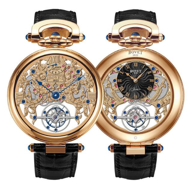 Replica Bovet Watch Amadeo Fleurier Grand Complications Amadeo Tourbillon squelette 7-jours AIFSQ015